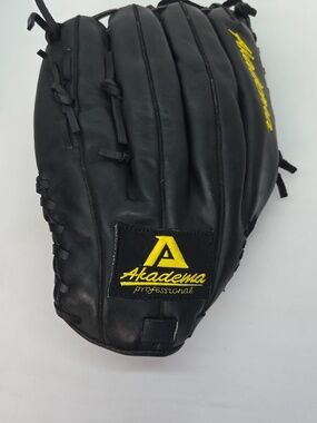 Akadema Professional Series  Black Leather 13" Baseball Glove AJS24